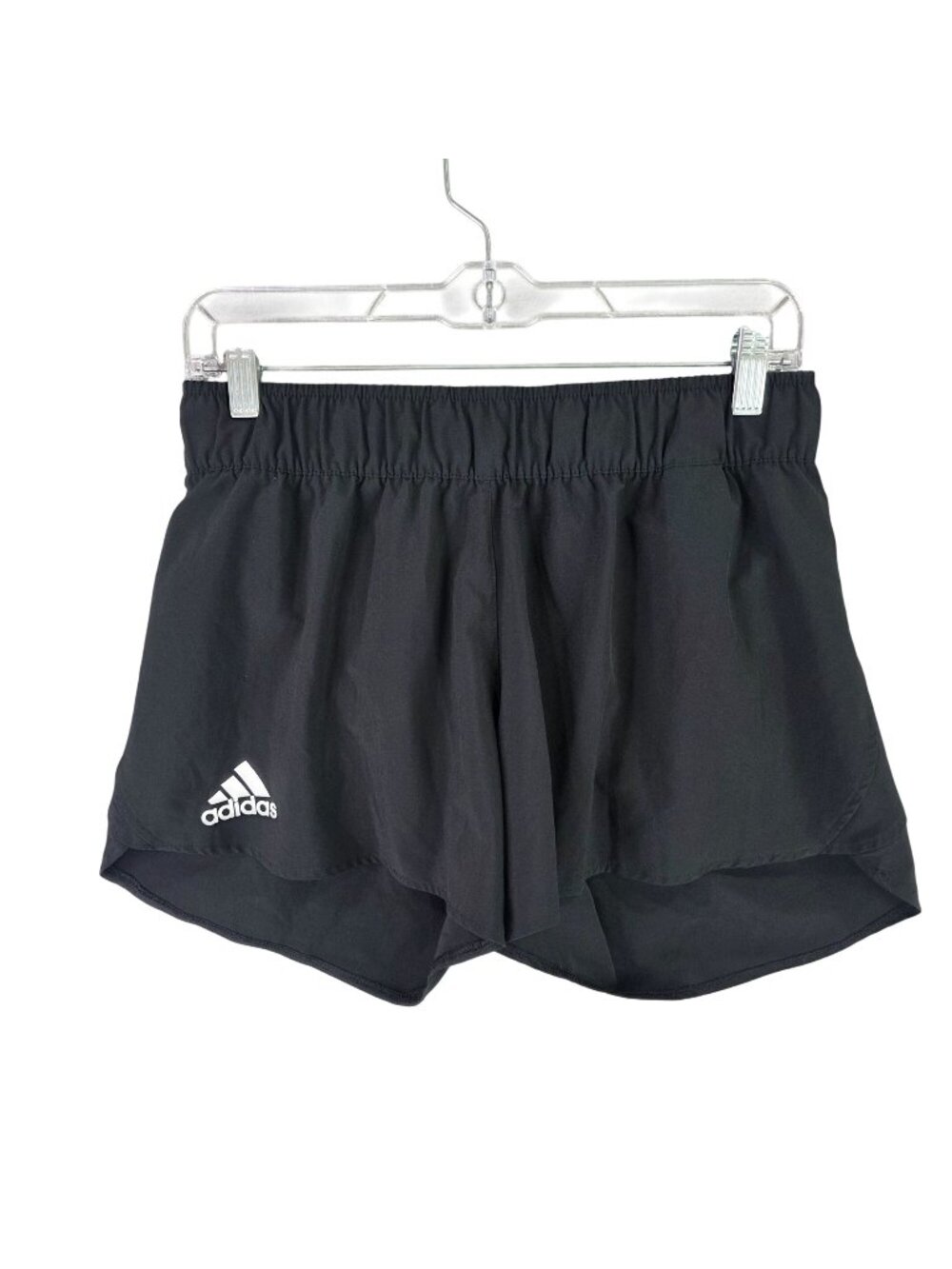 Womens Adidas Black Pacer Athletic Training Shorts Lined 5.5" Inseam Size M